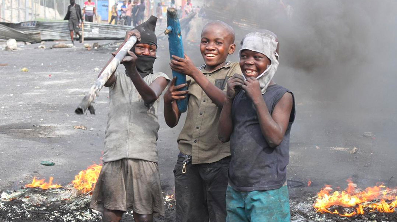 CHILDREN IN HAITI ARE NO LONGER SIMPLY VICTIMS OF CRIMINAL GANGS, THERE ARE INCREASINGLY BECOMING THEIR TARGETS.